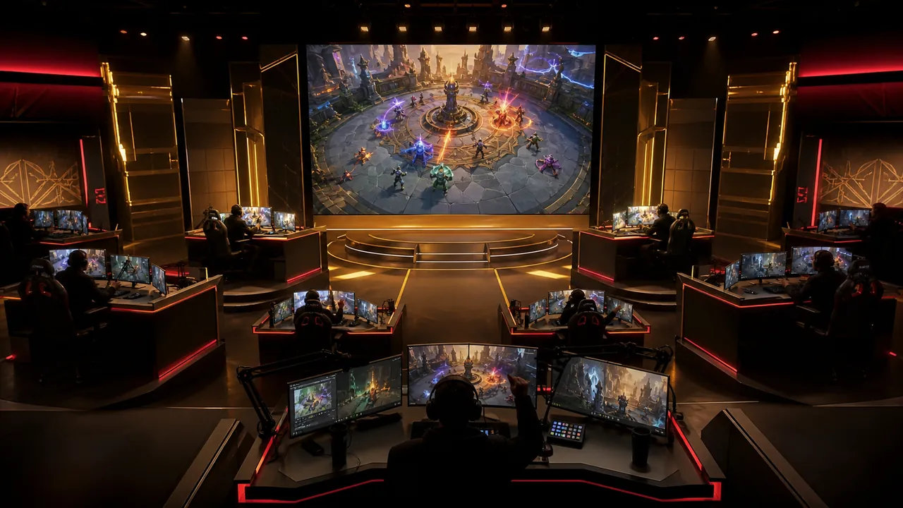Esports watch party studio key art