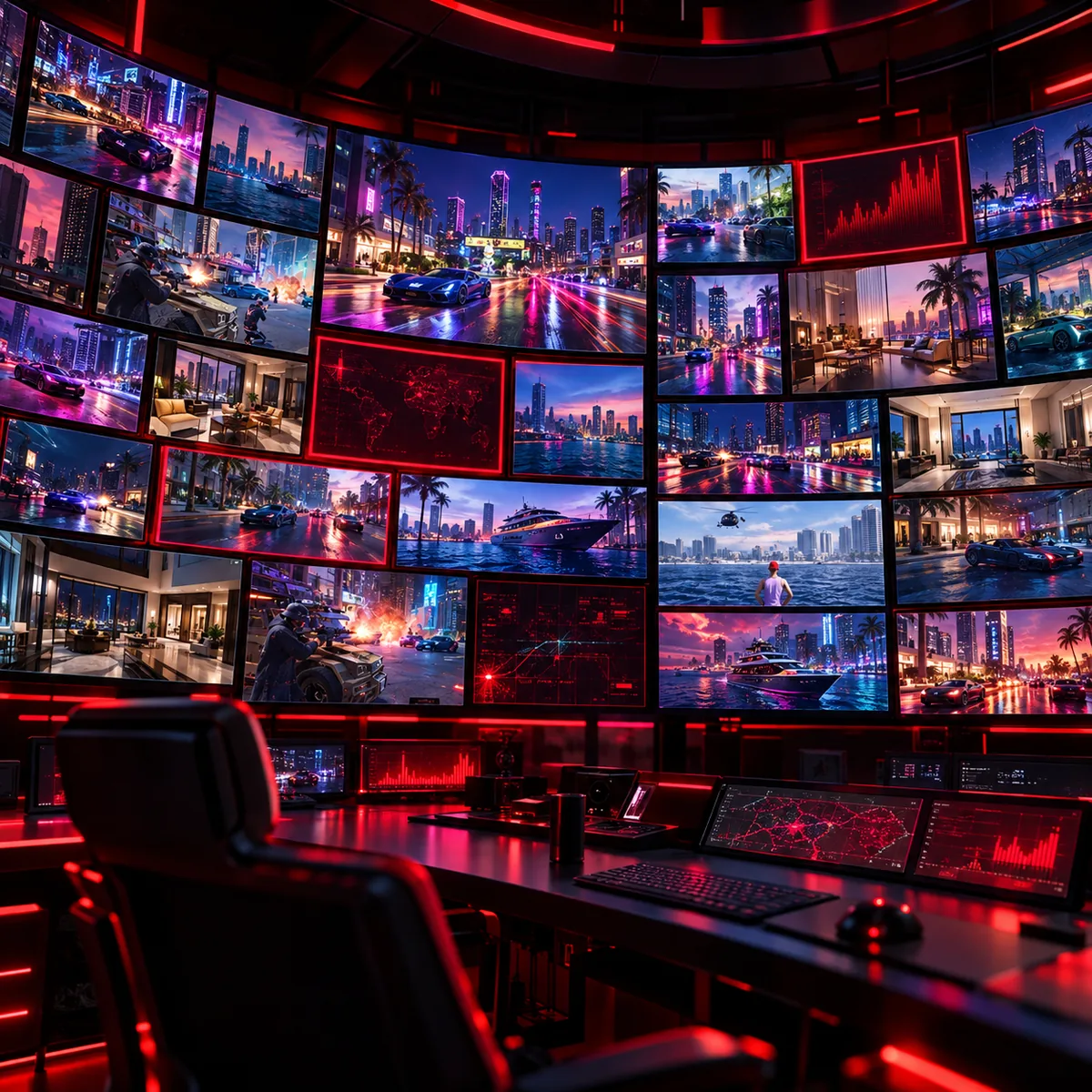 Creator network operations visual