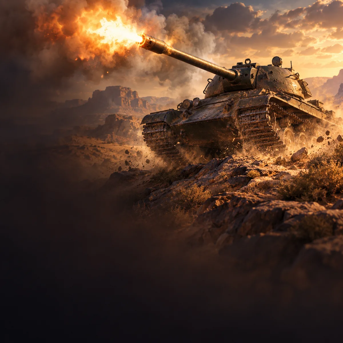 World of Tanks heavy tank key art